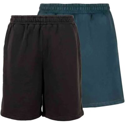 Urban Classics Pantaloni Corti Sportivi Tb8869a 2 Unità Black / Bottle Green XL Urban Classics Pantaloni Corti Sportivi Tb8869a 2 Unità Black / Bottle Green XL