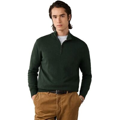 Hackett Maglione Con Mezza Zip Hm700023 Vintage Green 2XL Hackett Maglione Con Mezza Zip Hm700023 Vintage Green 2XL