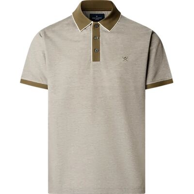 Hackett Polo A Maniche Corte Two Tone Oxford Olive Green M Hackett Polo A Maniche Corte Two Tone Oxford Olive Green M