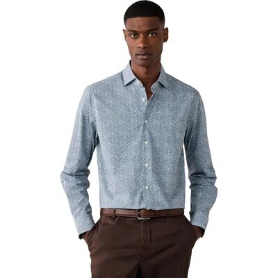 Hackett Camicia A Maniche Lunghe Floral Ditsy Print Airforce Blue M Hackett Camicia A Maniche Lunghe Floral Ditsy Print Airforce Blue M