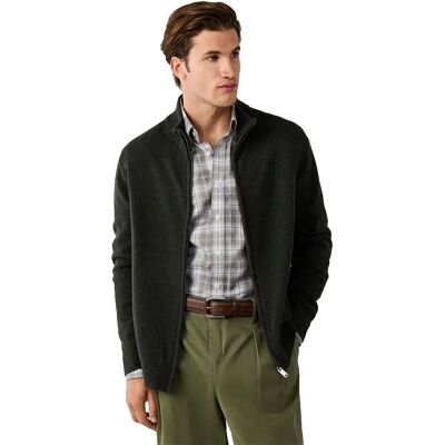 Hackett Maglione Con Zip Completo Hm7000257 Hunter Green XL Hackett Maglione Con Zip Completo Hm7000257 Hunter Green XL