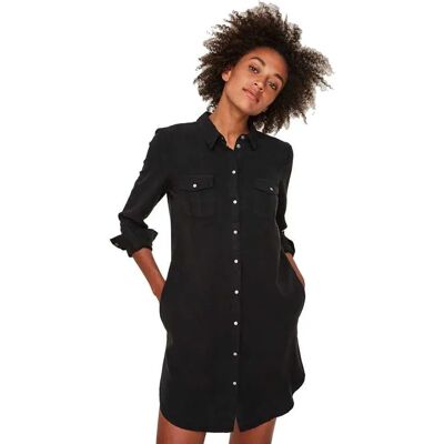 Vero Moda Vestito A Maniche Lunghe Silla Short Black 2XL Vero Moda Vestito A Maniche Lunghe Silla Short Black 2XL