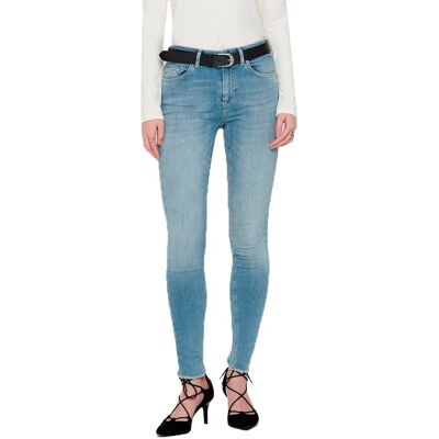 Only Jeans Blush Life Mid Waist Skinny Ankle Raw Rea168 Light Blue Denim XS Only Jeans Blush Life Mid Waist Skinny Ankle Raw Rea168 Light Blue Denim XS