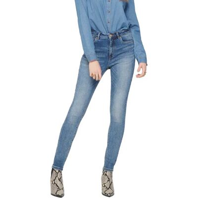 Only Jeans Mila High Waist Skinny Ankle Bb Bj13995 Medium Blue Denim 26 Only Jeans Mila High Waist Skinny Ankle Bb Bj13995 Medium Blue Denim 26