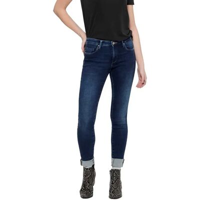 Only Jeans Carmen Life Regular Skinny Dark Blue Denim 26 Only Jeans Carmen Life Regular Skinny Dark Blue Denim 26