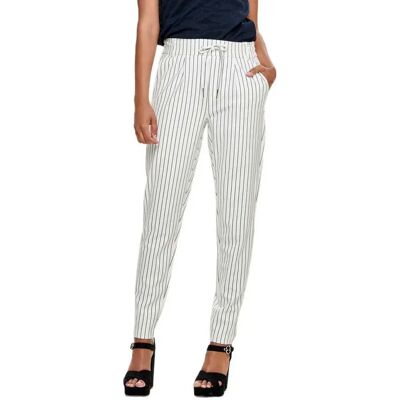 Only Pantaloni Poptrash Easy Rush Stripe Cloud Dancer XS Only Pantaloni Poptrash Easy Rush Stripe Cloud Dancer XS