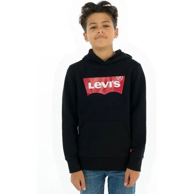 Levi´s ® Kids Felpa Con Cappuccio Batwing Screenprint Black 8 Anni Levi´s ® Kids Felpa Con Cappuccio Batwing Screenprint Black 8 Anni