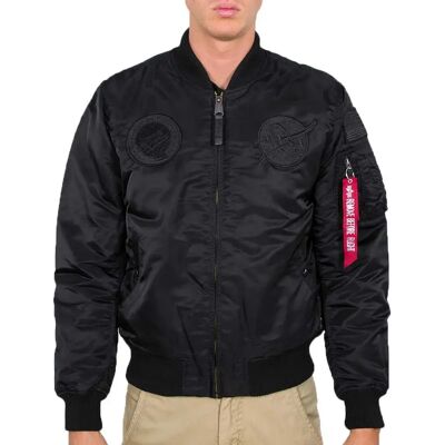 Alpha Industries Giacca Ma-1 Vf Nasa All Black S Alpha Industries Giacca Ma-1 Vf Nasa All Black S