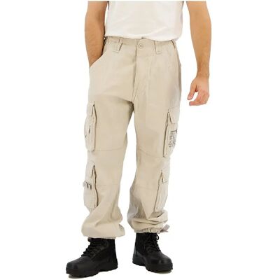 Brandit Pantaloni Pure Vintage Old White 2XL Brandit Pantaloni Pure Vintage Old White 2XL