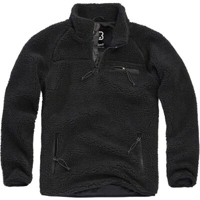 Brandit Giacca Teddy Troyer Black XL Brandit Giacca Teddy Troyer Black XL
