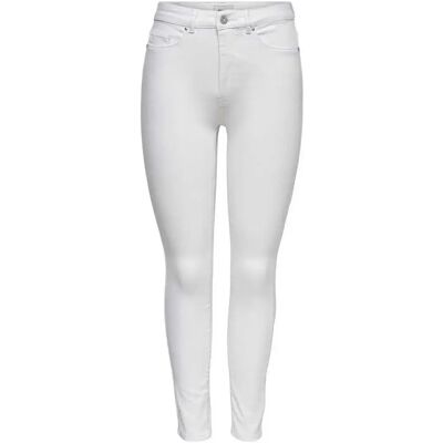 Only Jeans Ana Life Mid Waist Skinny White M Only Jeans Ana Life Mid Waist Skinny White M