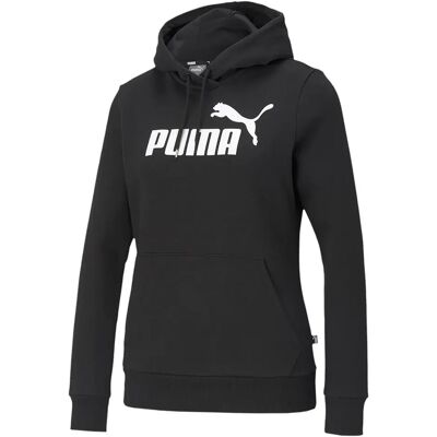 Felpa Con Cappuccio Essential Logo Puma Black XS Felpa Con Cappuccio Essential Logo Puma Black XS