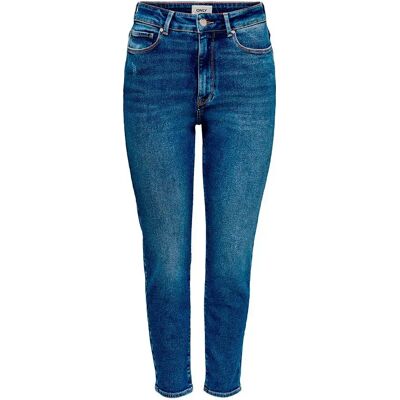 Only Jeans A Vita Alta Emily Stretch Life S A Cro718 Medium Blue Denim 26 Only Jeans A Vita Alta Emily Stretch Life S A Cro718 Medium Blue Denim 26