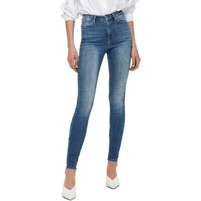 Only Jeans A Vita Alta Forever High Life Skinny Rea958 Medium Blue Denim S Only Jeans A Vita Alta Forever High Life Skinny Rea958 Medium Blue Denim S