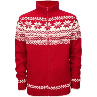 Brandit Maglione Con Zip Completo Norweger Red 3XL Brandit Maglione Con Zip Completo Norweger Red 3XL