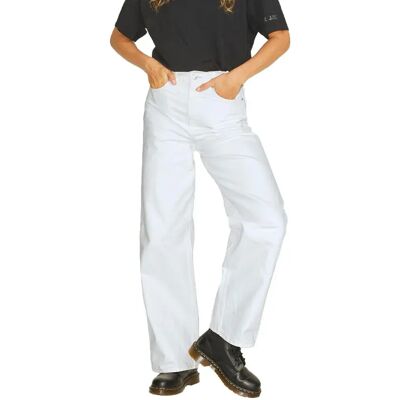 Jack & Jones Jeans A Vita Alta Tokyo Wide Jjxx White Denim 28 Jack & Jones Jeans A Vita Alta Tokyo Wide Jjxx White Denim 28