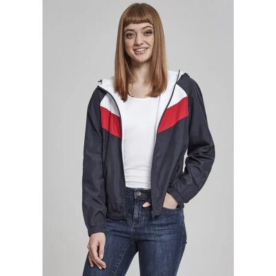 Urban Classics Parka 3-tone Navy / White / Red S Urban Classics Parka 3-tone Navy / White / Red S
