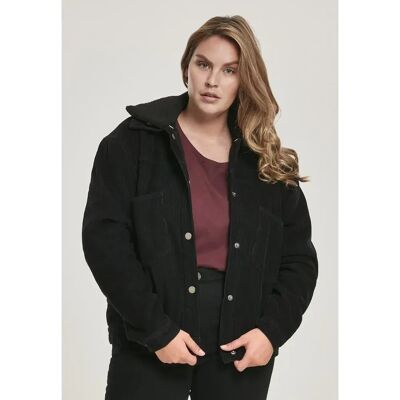 Urban Classics Parka S Sherpa In Corduroy Oversize Black 5XL Urban Classics Parka S Sherpa In Corduroy Oversize Black 5XL