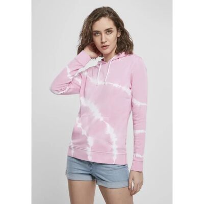 Urban Classics Felpa Tie Dye Pink 4XL Urban Classics Felpa Tie Dye Pink 4XL
