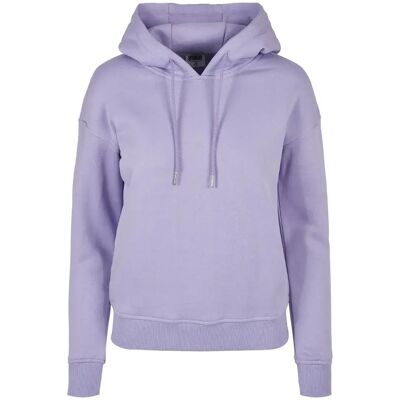 Urban Classics Felpa Con Cappuccio Organic Blue Lavender XL Urban Classics Felpa Con Cappuccio Organic Blue Lavender XL