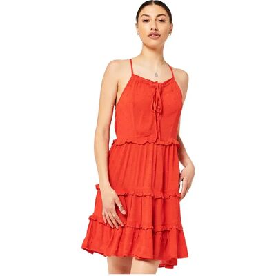 Superdry Vestito Senza Maniche Vintage Broderie Cami Americana Red M Superdry Vestito Senza Maniche Vintage Broderie Cami Americana Red M