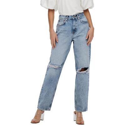 Only Jeans A Vita Alta Robyn Life X St L Ankle Ds Medium Blue Denim 27 Only Jeans A Vita Alta Robyn Life X St L Ankle Ds Medium Blue Denim 27