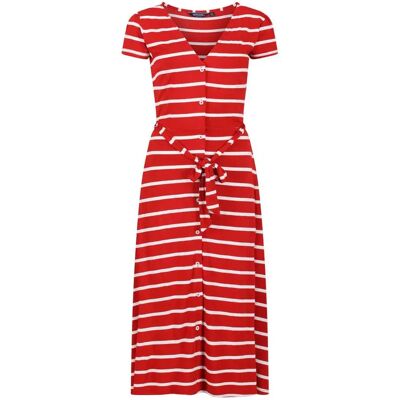 Regatta Vestito A Maniche Corte Maisyn True Red / White Stripe 34 Regatta Vestito A Maniche Corte Maisyn True Red / White Stripe 34