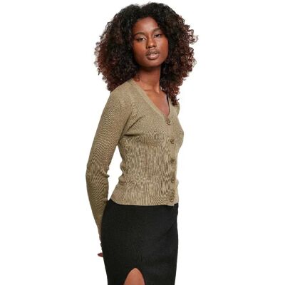 Urban Classics Cardigan Knit Khaki 4XL Urban Classics Cardigan Knit Khaki 4XL
