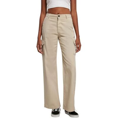 Urban Classics Pantaloni Cargo A Vita Alta Straight Soft Sea Graass 33 Urban Classics Pantaloni Cargo A Vita Alta Straight Soft Sea Graass 33