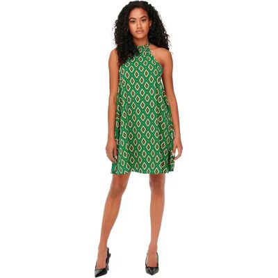 Only Vestito Corto Senza Maniche Lea Halterneck Greenlake / Aop Graphic Glam XS Only Vestito Corto Senza Maniche Lea Halterneck Greenlake / Aop Graphic Glam XS