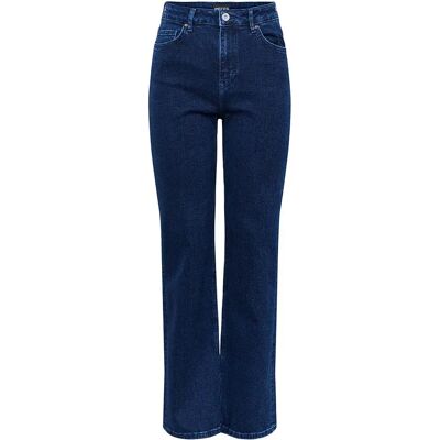Pieces Jeans A Vita Alta Holly Dark Blue Denim 29 Pieces Jeans A Vita Alta Holly Dark Blue Denim 29