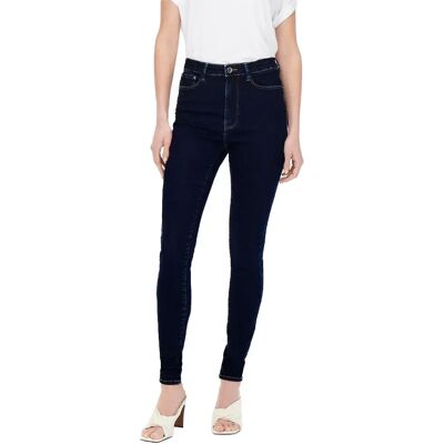 Only Jeans A Vita Alta Iconic Dark Blue Denim 26 Only Jeans A Vita Alta Iconic Dark Blue Denim 26