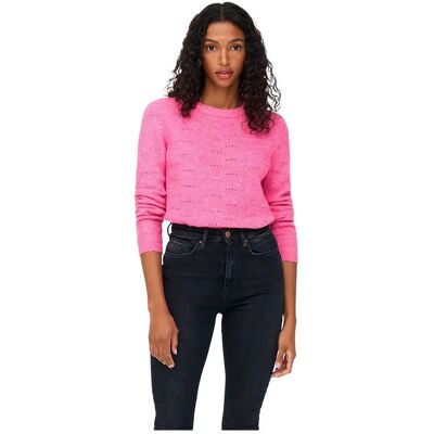 Only Maglione Lolli Strawberry Moon / Detail Melange L Only Maglione Lolli Strawberry Moon / Detail Melange L