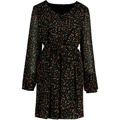 Only Vestito Lungo A Maniche Lunghe Valerie Fr Aop Naomie / Argan Oil XS Only Vestito Lungo A Maniche Lunghe Valerie Fr Aop Naomie / Argan Oil XS