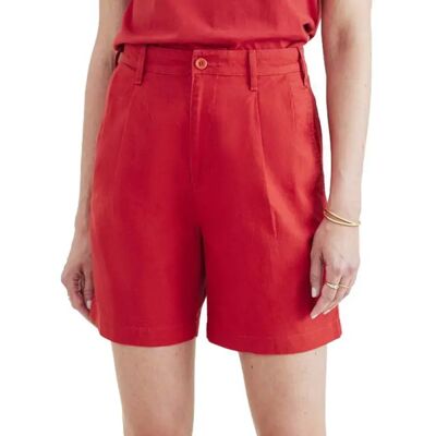 Dockers Pantaloni Corti Pleated Original Cherry Bomb 27 Dockers Pantaloni Corti Pleated Original Cherry Bomb 27