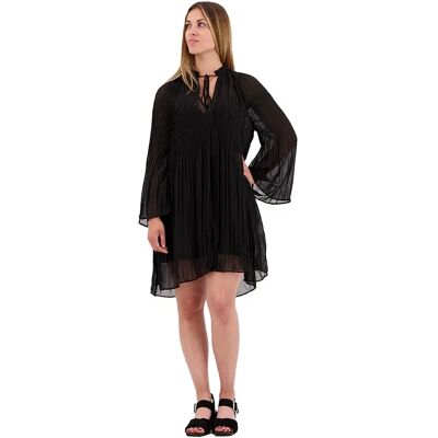Pepe Jeans Vestito Corto A Maniche Lunghe Dunia BLACK S Pepe Jeans Vestito Corto A Maniche Lunghe Dunia BLACK S