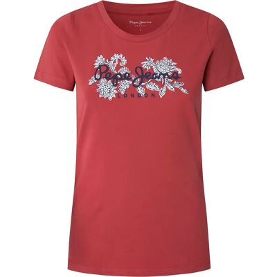 Pepe Jeans Maglietta A Maniche Corte Nerea Studio Red S Pepe Jeans Maglietta A Maniche Corte Nerea Studio Red S