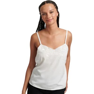 Superdry Blusa Senza Maniche Studios Upspec Cami New Chalk L Superdry Blusa Senza Maniche Studios Upspec Cami New Chalk L