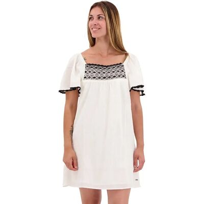Pepe Jeans Vestito A Maniche Corte Aliba Mousse S Pepe Jeans Vestito A Maniche Corte Aliba Mousse S