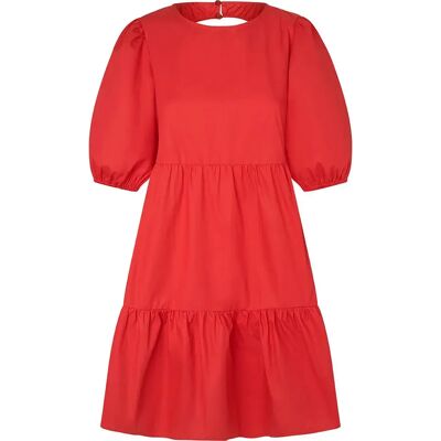 Pepe Jeans Vestito A Maniche Corte Bella Studio Red M Pepe Jeans Vestito A Maniche Corte Bella Studio Red M