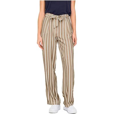 Only Pantaloni A Vita Alta Lowa Stripe Silver Mink / Stripes Cloud Dancer 36 Only Pantaloni A Vita Alta Lowa Stripe Silver Mink / Stripes Cloud Dancer 36
