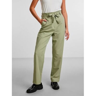 Pieces Pantaloni A Vita Alta Boss Paperbag Straight Fit Tea S Pieces Pantaloni A Vita Alta Boss Paperbag Straight Fit Tea S