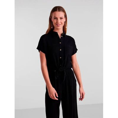 Pieces Blusa A Maniche Corte Vinsty Black L Pieces Blusa A Maniche Corte Vinsty Black L