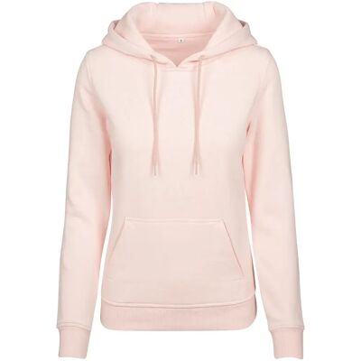 Build Your Brand Felpa con Cappuccio Rosa Pesante - Felpe Build Your Brand Felpa con Cappuccio Rosa Pesante - Felpe