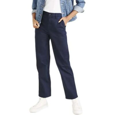 Dockers Pantaloni High Waist Navy Blazer 26 Dockers Pantaloni High Waist Navy Blazer 26