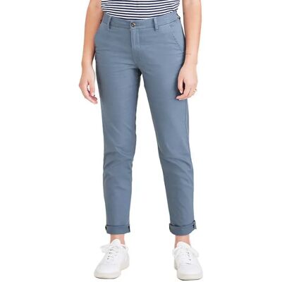 Dockers Pantaloni Chino Weekend Regular Slim Ankle Fit Blue Fusion 26 Dockers Pantaloni Chino Weekend Regular Slim Ankle Fit Blue Fusion 26