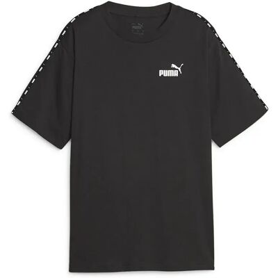 Puma Maglietta A Maniche Corte Ess Tape Black S Puma Maglietta A Maniche Corte Ess Tape Black S