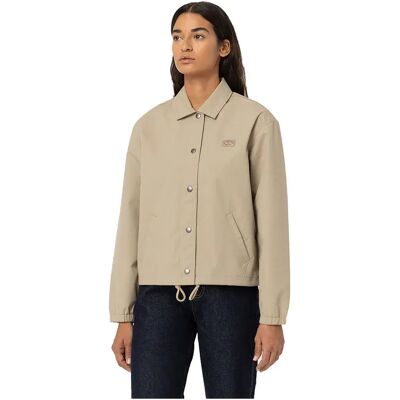 Dickies Giacca Oakport Cropped Coach Khaki XS Dickies Giacca Oakport Cropped Coach Khaki XS