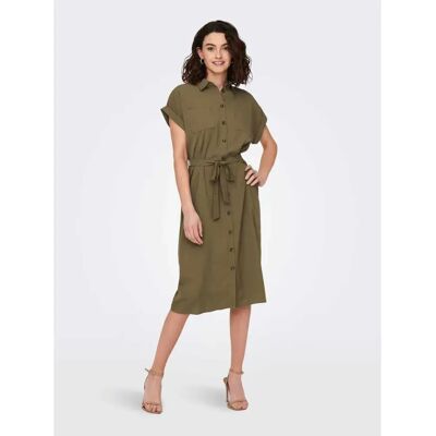 Only Vestito Lungo A Maniche Corte Hannover Cub 34 Only Vestito Lungo A Maniche Corte Hannover Cub 34