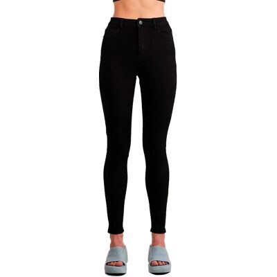Pieces Jeans A Vita Alta Dana Skinny Fit Bl102 Black Denim XS Pieces Jeans A Vita Alta Dana Skinny Fit Bl102 Black Denim XS